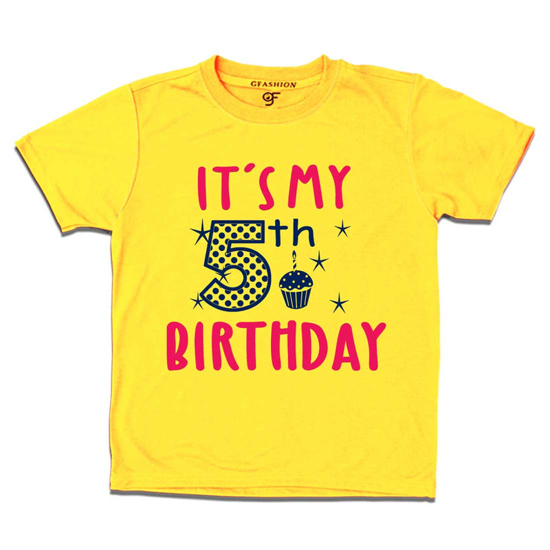 5th Birthday Girl T-shirt