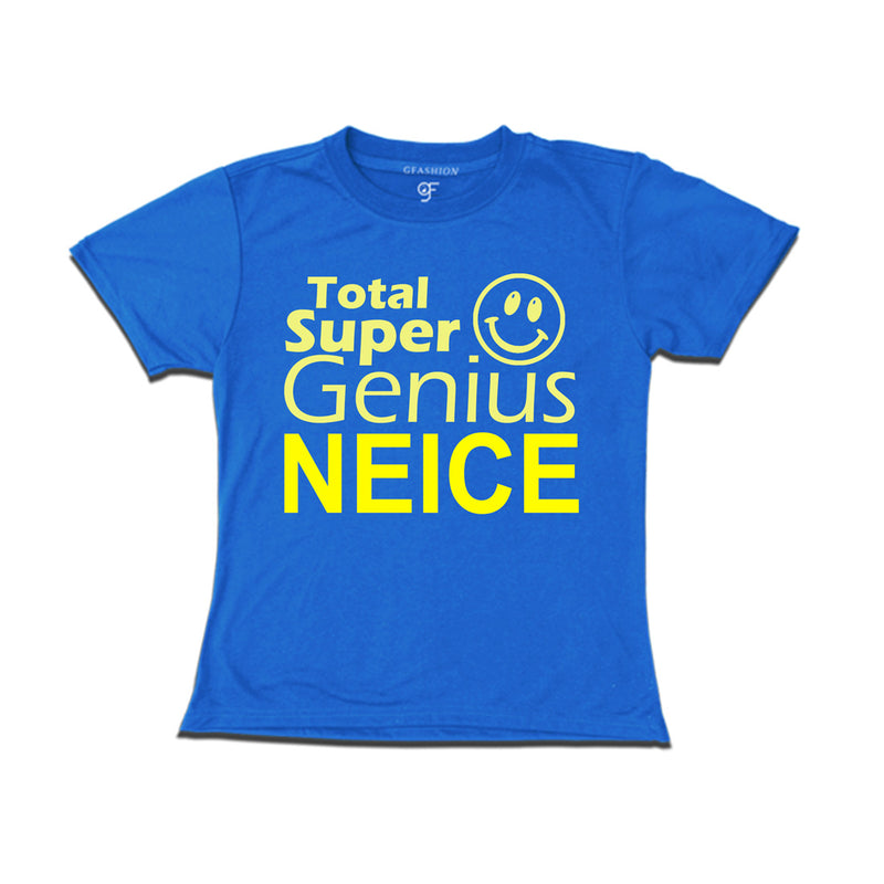 Super Genius Neise T-shirts-blue-gfashion