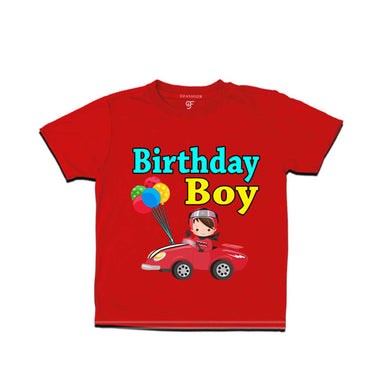 Car Racer Birthday Boy T-shirt