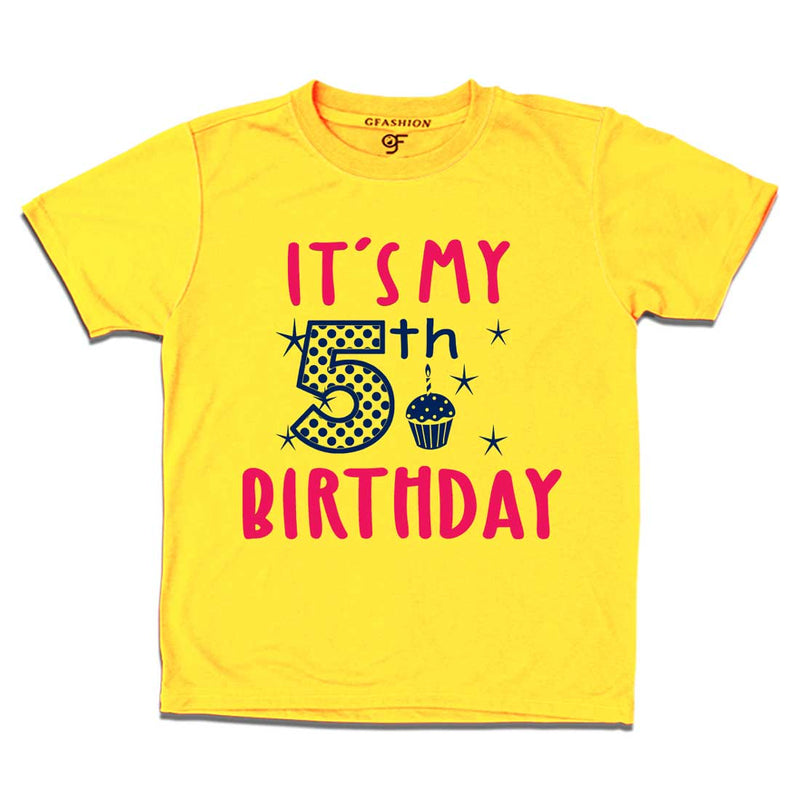 5th Birthday Boy T-shirt