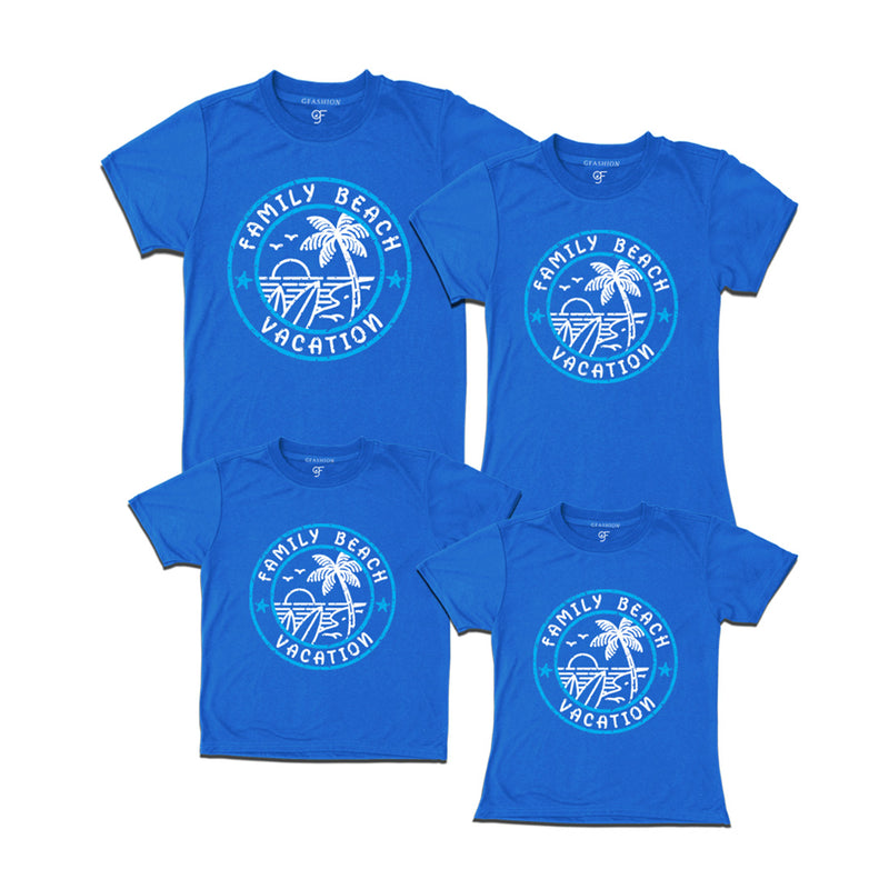 Family beach vacation group tees