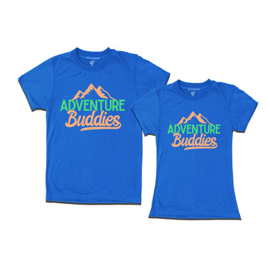 Adventure Buddies T-shirts in Blue Color available @ gfashion.jpg