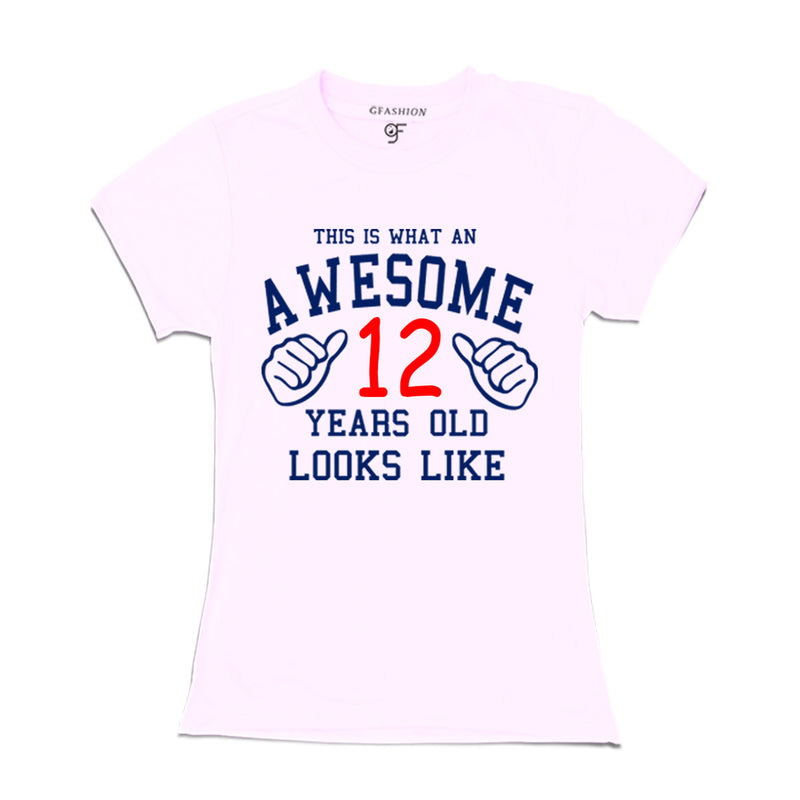 Awesome 12th Year Old Looks Like Sister T-shirt-White-gfashion 