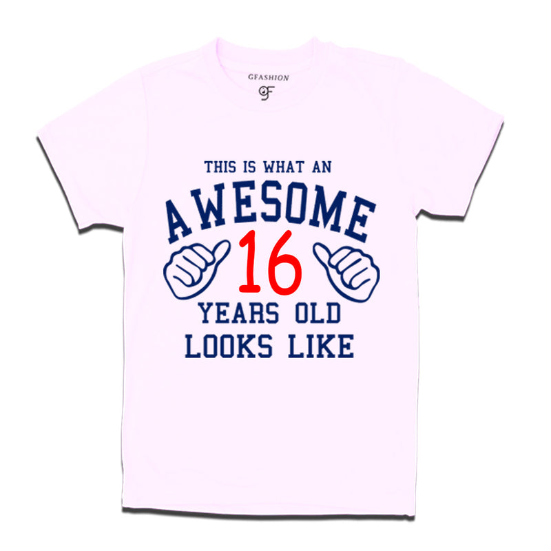 Awesome 16th Year Old Looks Like Brother T-shirt-White-gfashion 