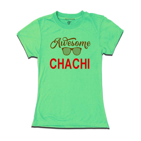 Awesome Chachi t-shirt Pista Green Color-gfashion