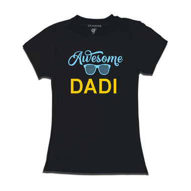 Awesome Dadi T-shirts-Black Color-gfashion