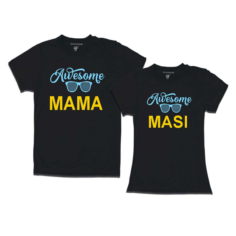 Awesome Mama-Masi T-shirts-Black Color-gfashion