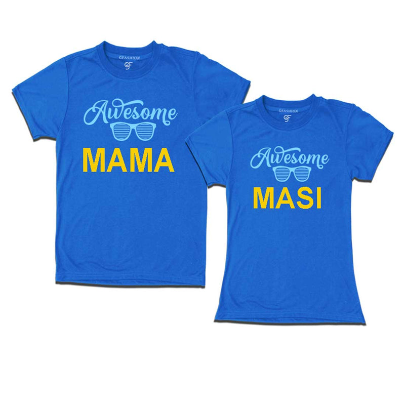 Awesome Mama-Masi T-shirts-Blue Color-gfashion