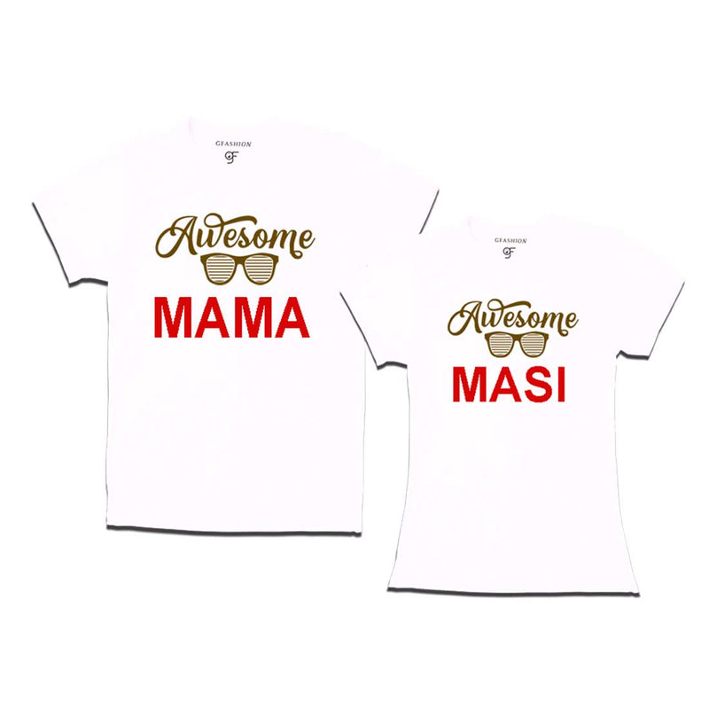 Awesome Mama-Masi T-shirts-White Color-gfashion