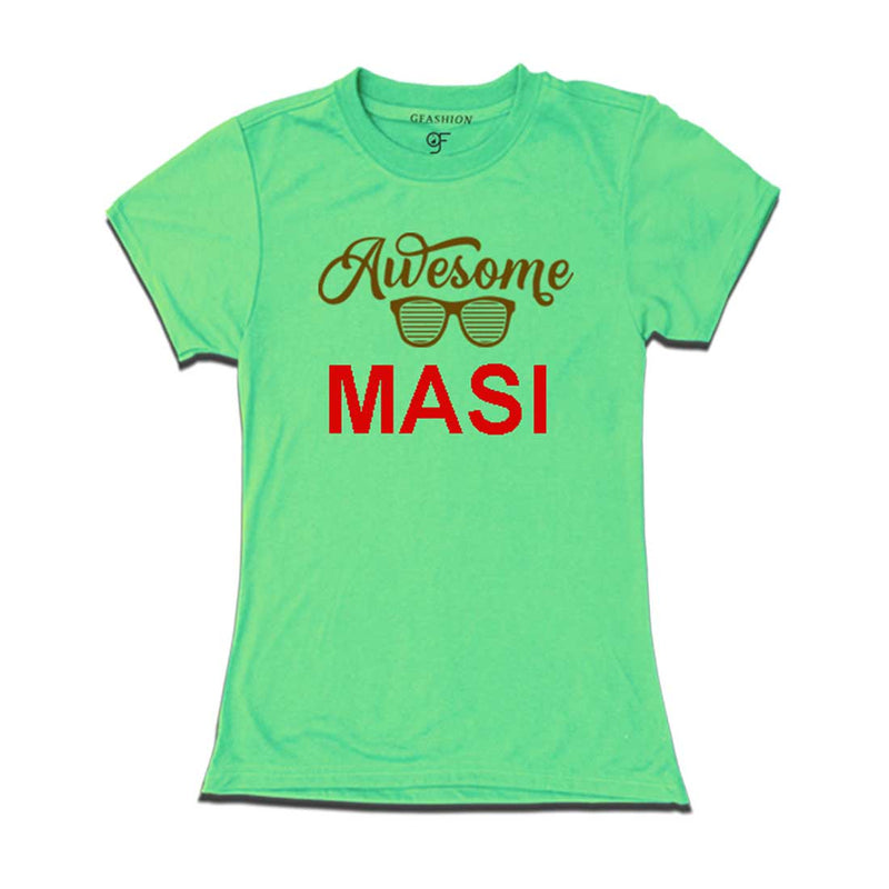 Awesome Masi T-shirts-Pista Green Color-gfashion