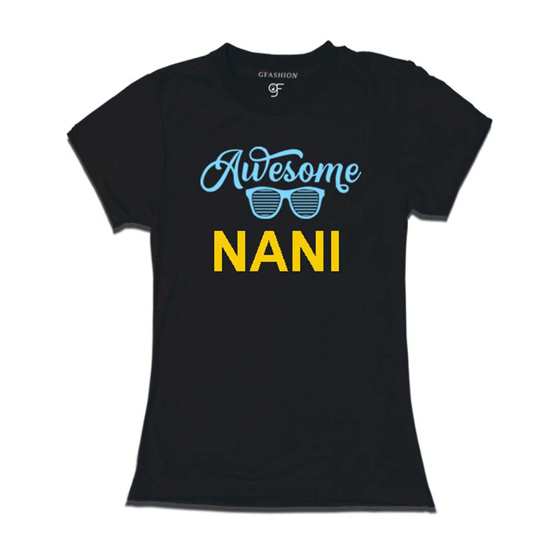 Awesome Nani T-shirts-Black Color-gfashion