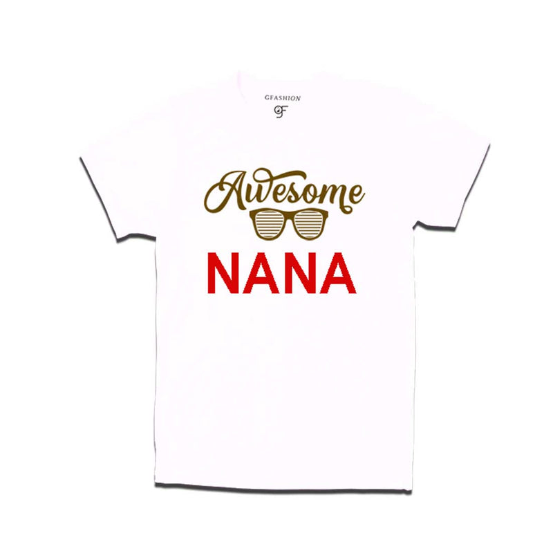 Awesome Nana T-shirts-White Color-gfashion