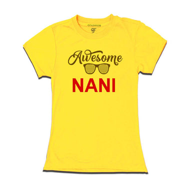 Awesome Nani T-shirts-Yellow Color-gfashion