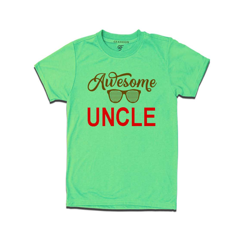 Awesome Uncle T-shirts-Pista Green-gfashion