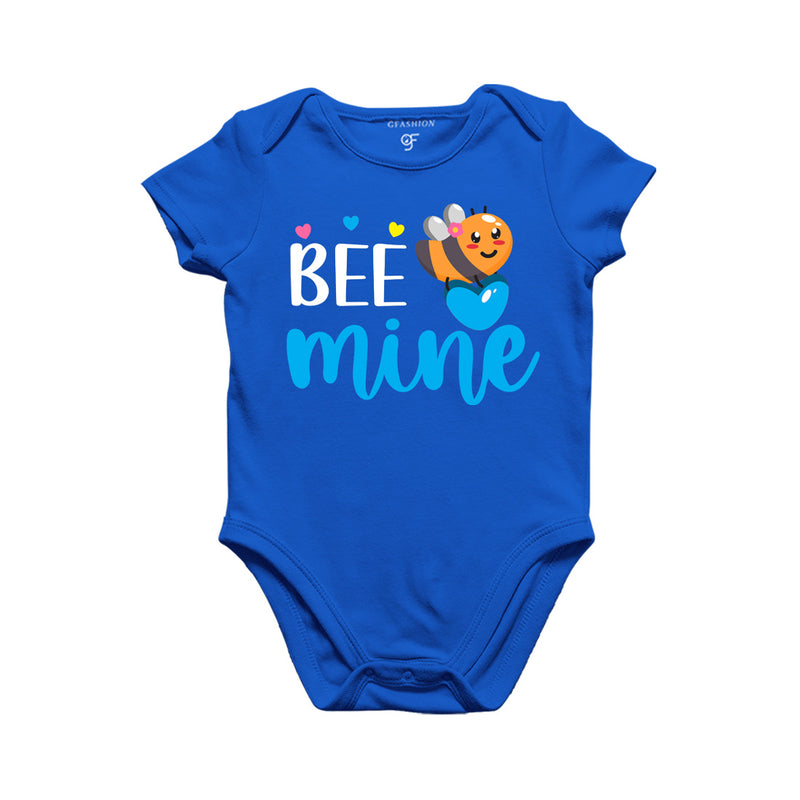 Bee Mine Baby Rompers in Blue Color available @ gfashion.jpg
