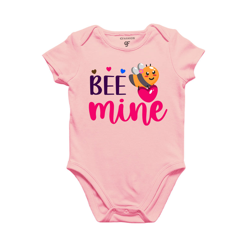Bee Mine Baby Rompers in Pink Color available @ gfashion.jpg