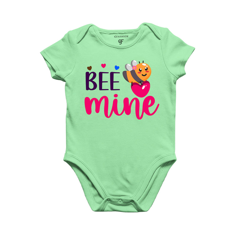 Bee Mine Baby Rompers in Pista Green Color available @ gfashion.jpg