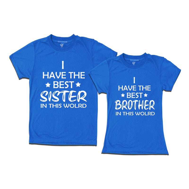 Best Brother-Best Sister in this world  T-shirts in Blue Color available @ gfashion.jpg