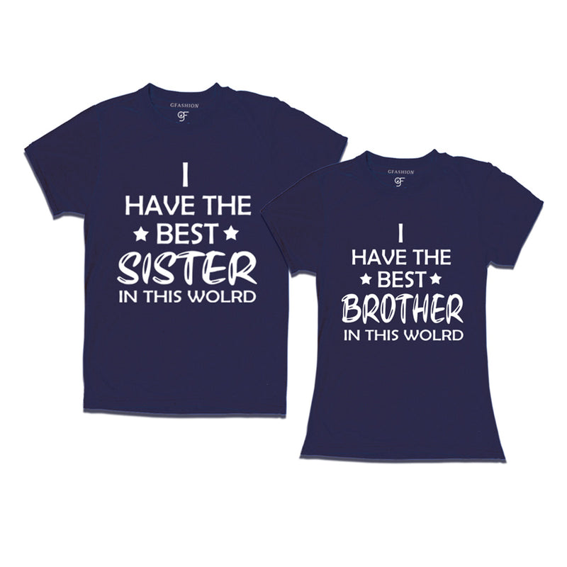 Best Brother-Best Sister in this world  T-shirts in Navy Color available @ gfashion.jpg