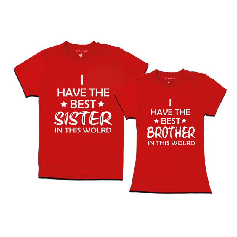 Best Brother-Best Sister in this world  T-shirts in Red Color available @ gfashion.jpg