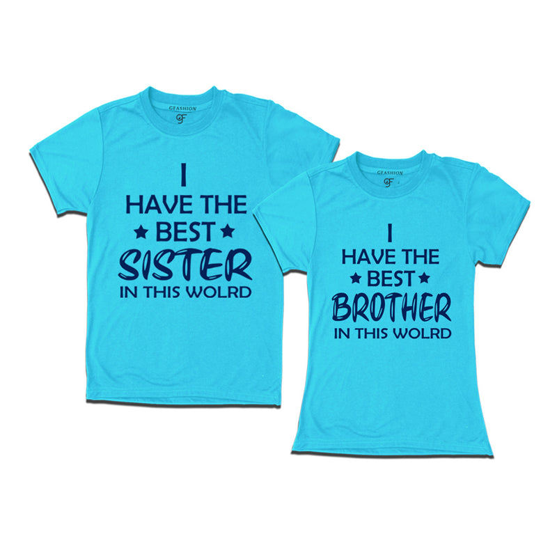 Best Brother-Best Sister in this world  T-shirts in Sky Blue Color available @ gfashion.jpg