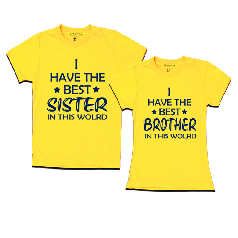 Best Brother-Best Sister in this world  T-shirts in Yellow Color available @ gfashion.jpg