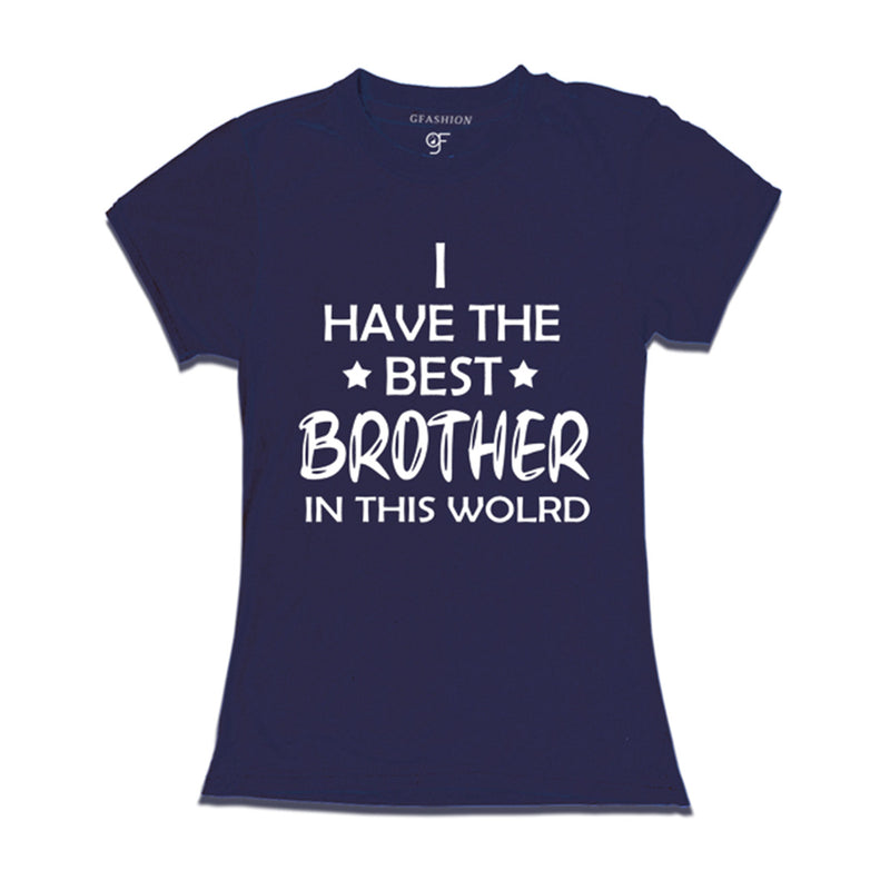 Best Brother in this world T-shirt in Navy Color available @ gfashion.jpg