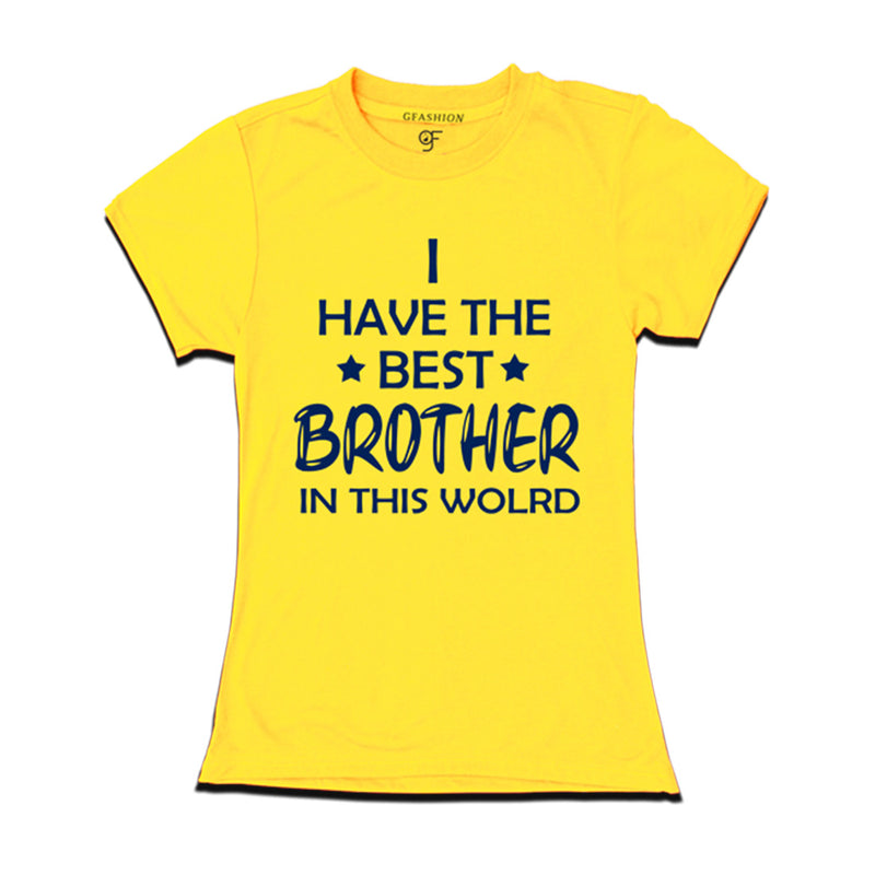Best Brother in this world T-shirt in Yellow Color available @ gfashion.jpg