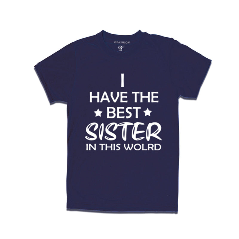 Best Sister in this world  T-shirt in Navy Color available @ gfashion.jpg
