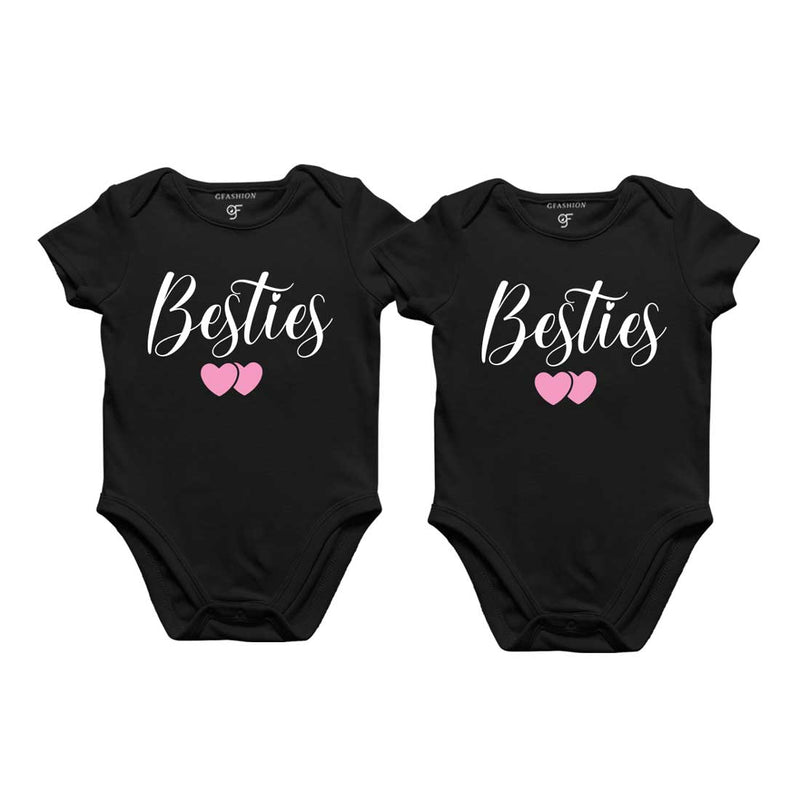 Besties Twins-Baby Rompers in Black Color available @ gfashion.jpg