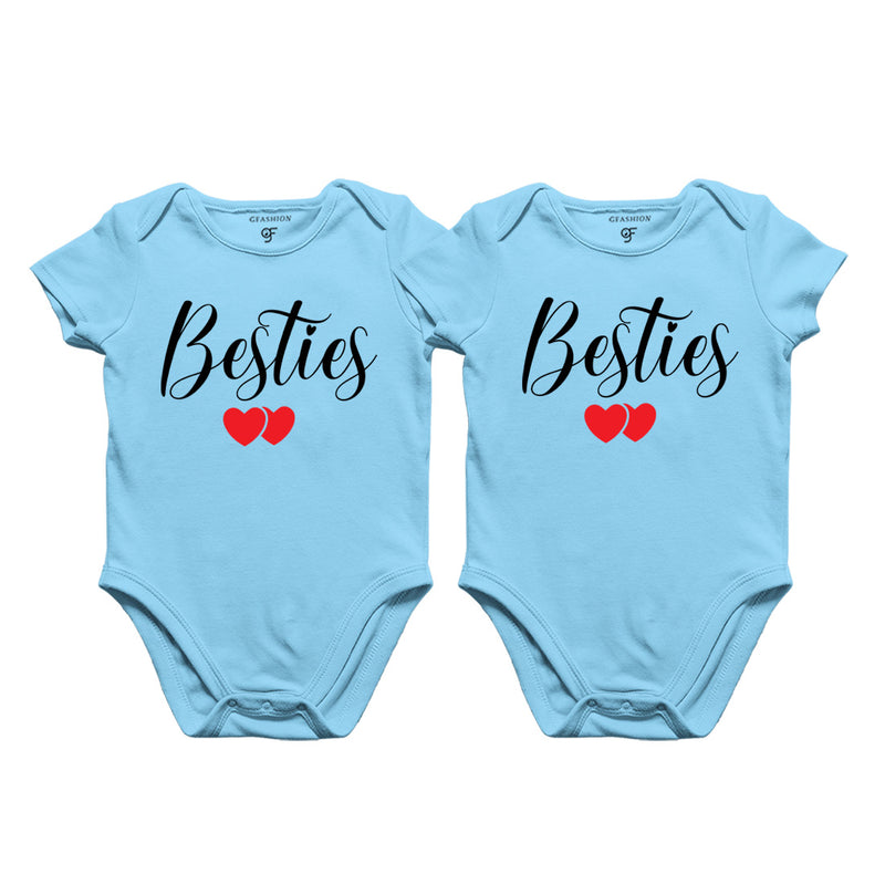 Besties Twins-Baby Rompers in Sky Blue Color available @ gfashion.jpg