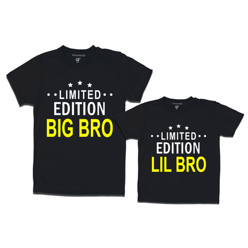 Big Bro-Little Bro  Black Color T-shirts available @ gfashion