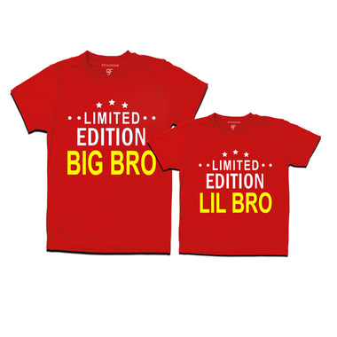 Big Bro-Little Bro  Red Color T-shirts available @ gfashion