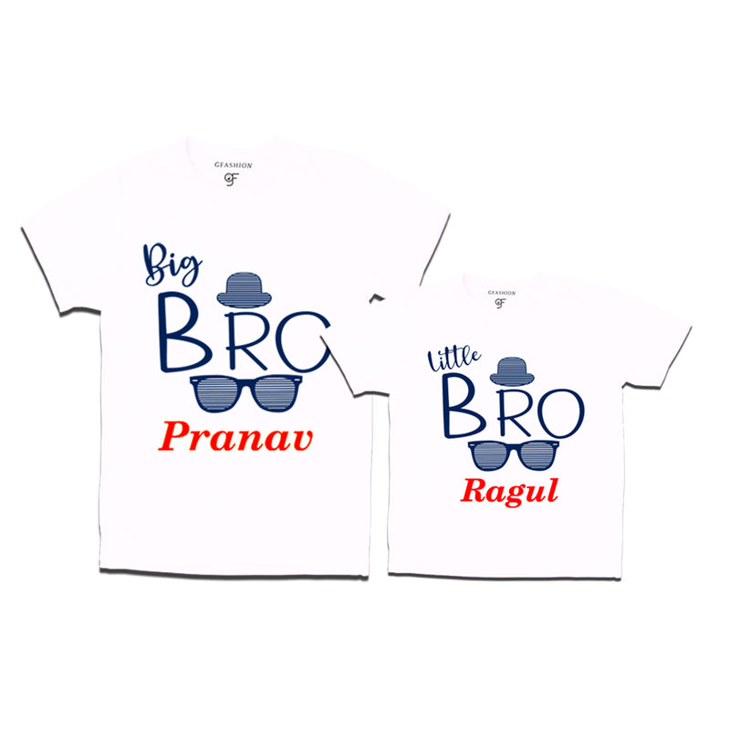 Big Bro-Little Bro T-shirts with Name in White Color available @ gfashion.jpg