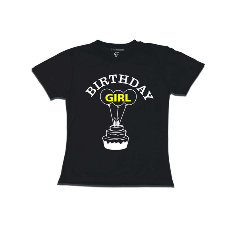 Birthday Girl T-shirt-Black-gfashion
