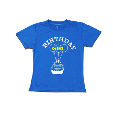 Birthday Girl T-shirt-Blue-gfashion