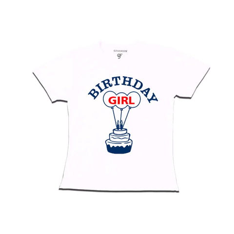 Birthday Girl T-shirt-White-gfashion
