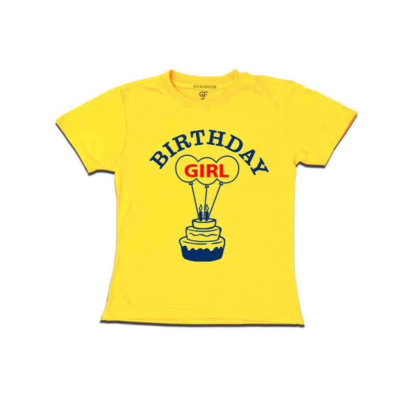 Birthday Girl T-shirt-Yellow-gfashion