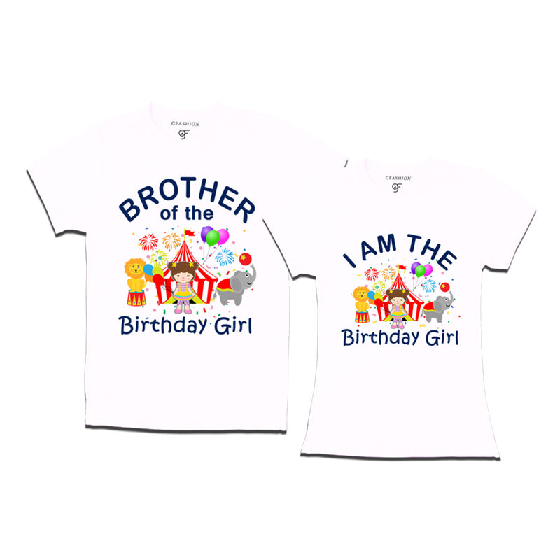Birthday Girl With Brother -Circus Theme T-shirts in White Color available @ gfashion.jpg
