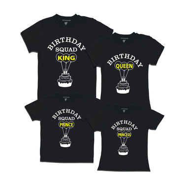 Birthday Queen Family T-shirts-Black-gfashion