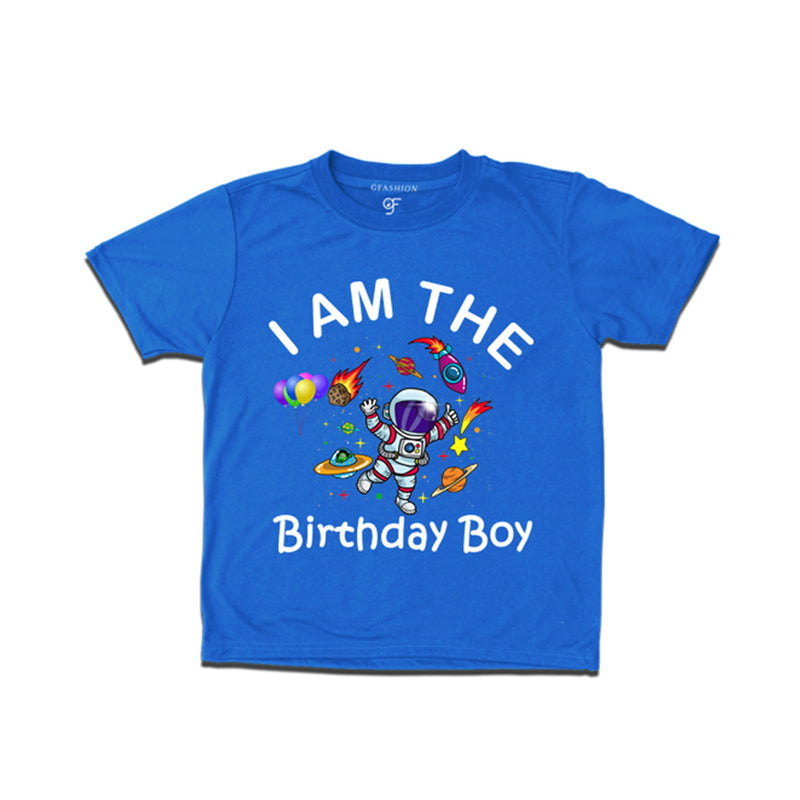 Birthday T-shirt for Boy Space Theme