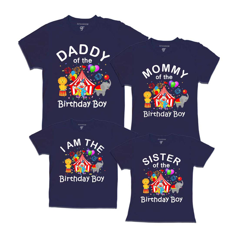 Birthday T-shirts for Boy with Family-Cirus Theme in Navy Color available @ gfashion.jpg