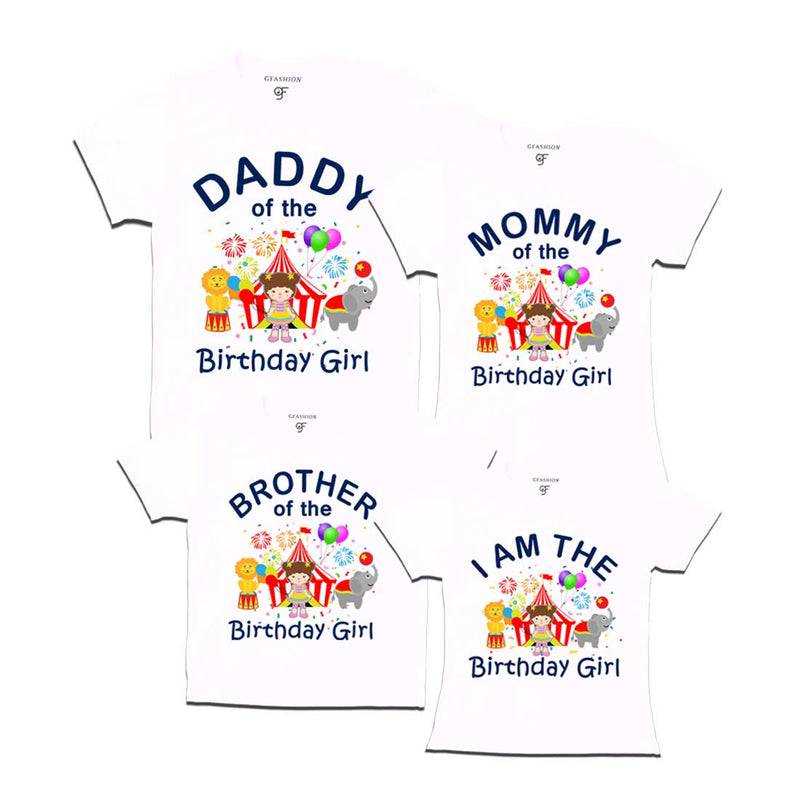 Birthday T-shirts for Girl with Family-Circus Theme in White Color available @ gfashion.jpg