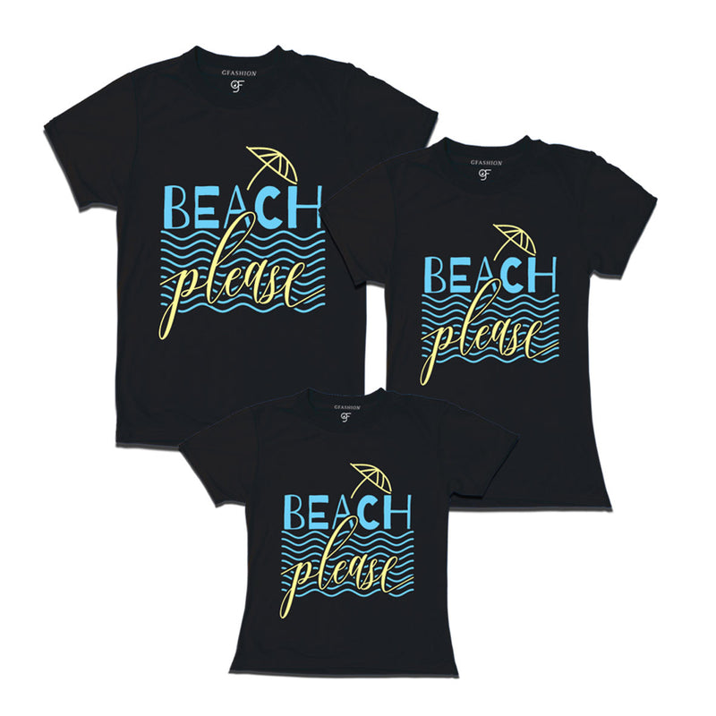 beach please tees-family tees with picture