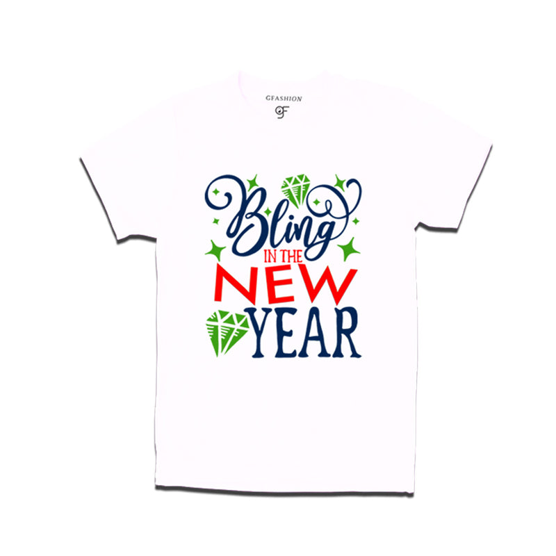 Bling in the New Year T-shirts for Men-Women-Boy-Girl in White Color avilable @ gfashion.jpg