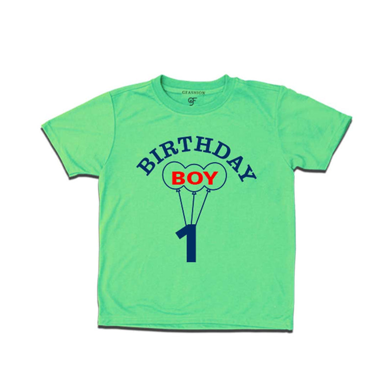 Boy First Birthday T-shirt-Pista Green-gfashion 