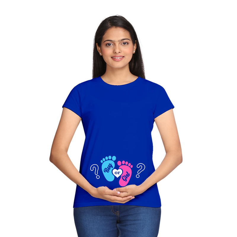 Boy (or) Girl Maternity T-shirts in Blue Color  available @ gfashion.jpg