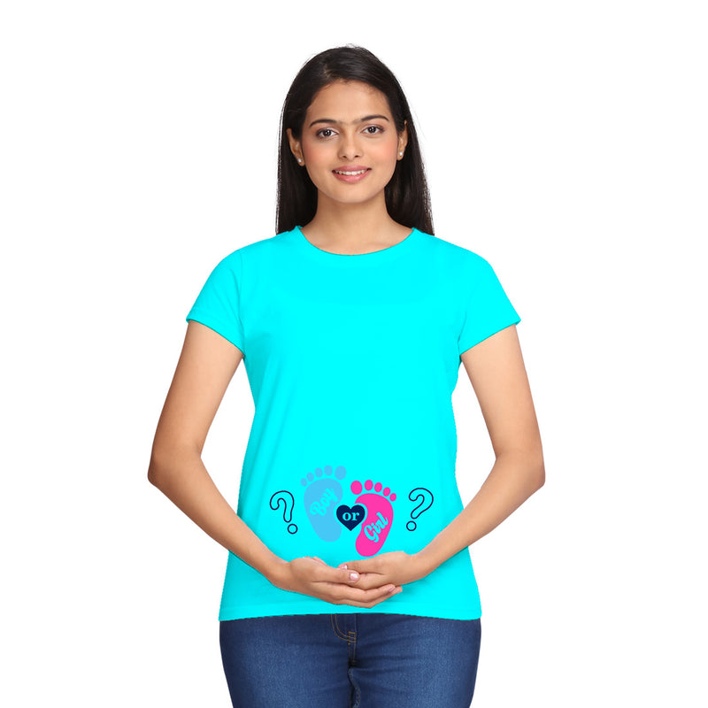 Boy (or) Girl Maternity T-shirts in Sky Blue Color  available @ gfashion.jpg
