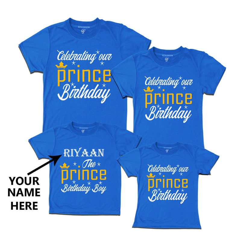 Celebrating Birthday T-shirts with Prince Name-Family in Blue Color available @ gfashion.jpg