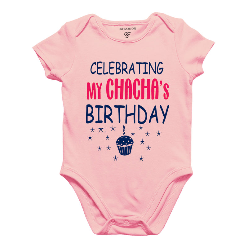 Celebrating My Chacha's Birthday Bodysuit or Rompers in Pink Color available @ gfashion.jpg